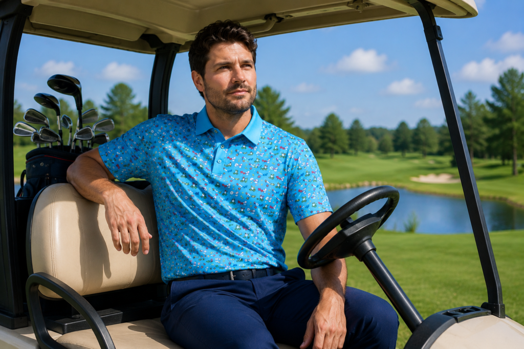 Original Penguin Martini Print Golf Polo Shirt Review