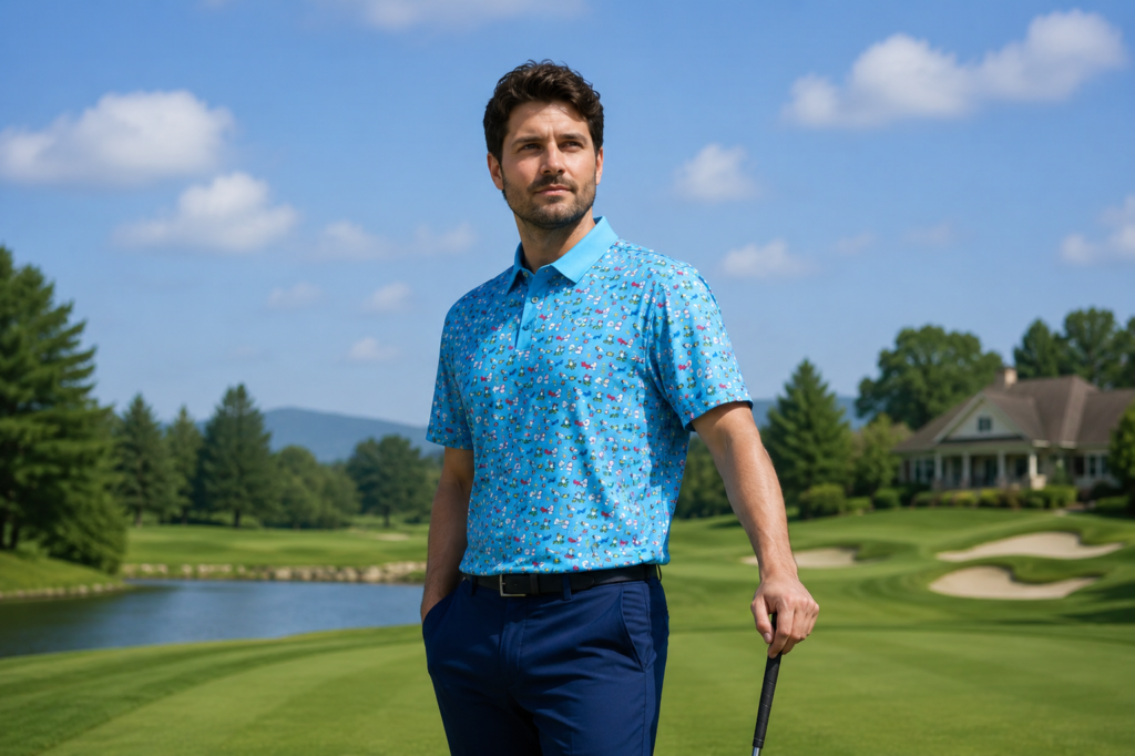 Original Penguin Martini Print Golf Polo Shirt Review